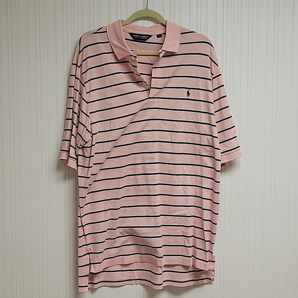 Polo Golf Ralph Lauren short sleeve polo large pink preppy tennis pickleball